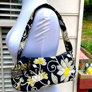 EUC- Vera Bradley Maggie Yellow Bird Shoulder Bag